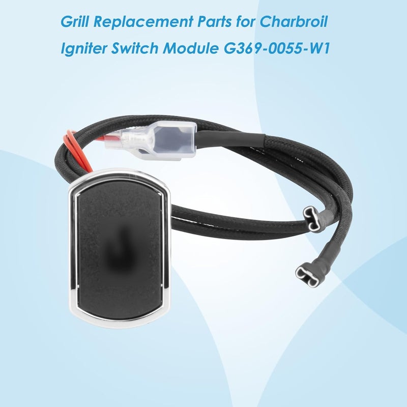 BBQration G369-0055-W1 Grill Igniter Button Switch Module for Charbroil Igniter Replacement, 2 Push Ignition Buttons Grill Replacement Parts for Charbroil Grill Igniter Surefire Ignition Systems - Image 4
